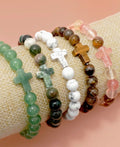 Beaded Cross Bracelet